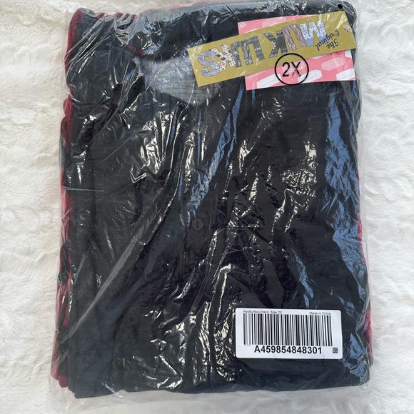 The Original Muk Luke Red Buffalo Check Men’s Pajama Set - Picture 7 of 8